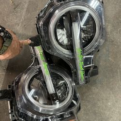 2021-24 FORD BRONCO HEADLIGHTS FULL LED OEM  COMPLETE 