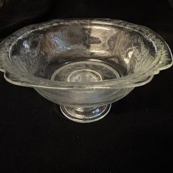 Indiana Glass Madrid Recollections Compote w/ Pedestal