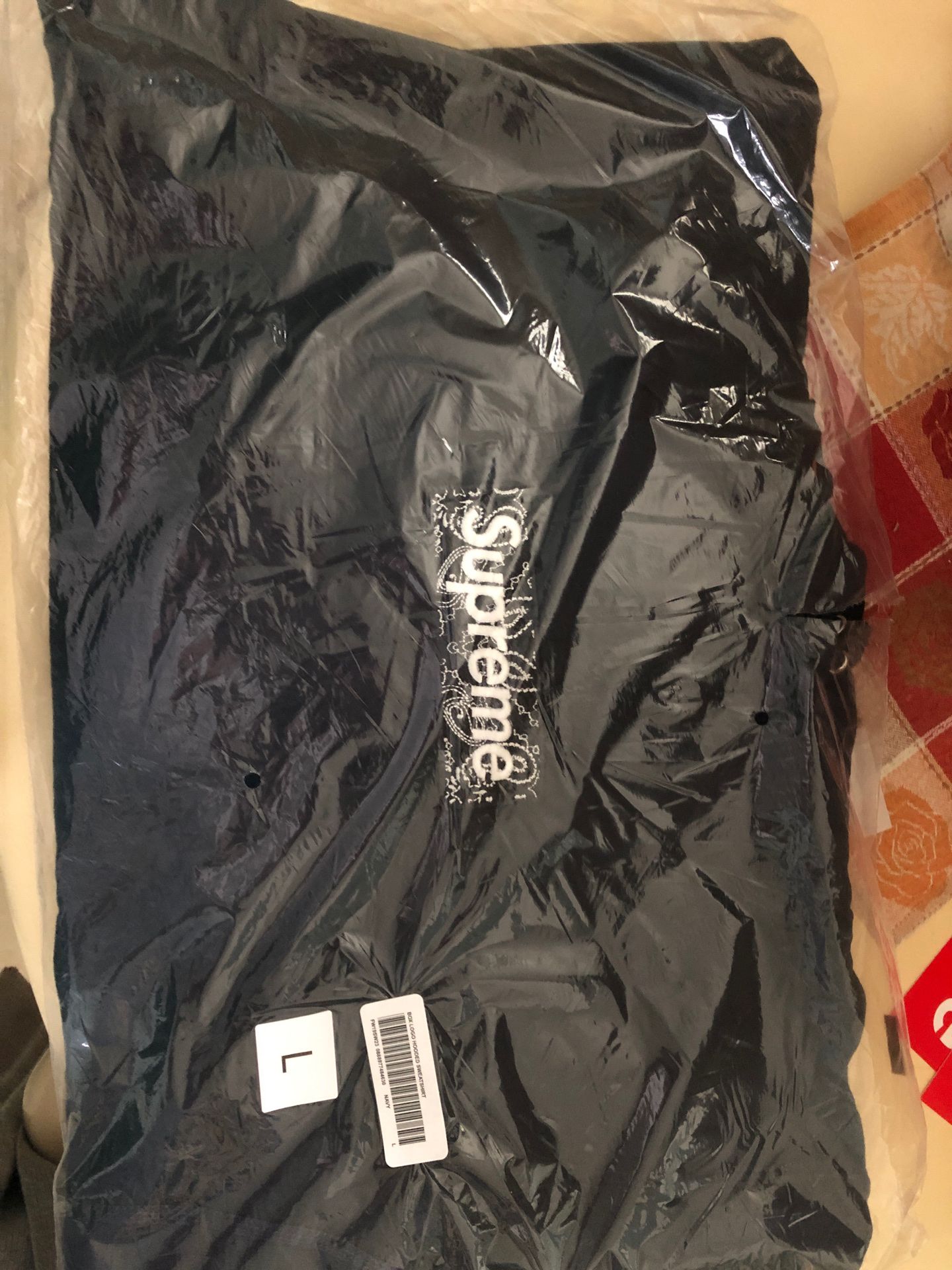 Supreme box logo navy large