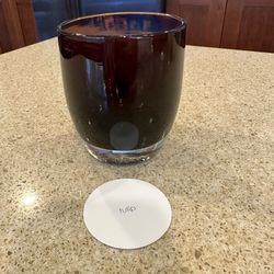 Glassybaby Tulip Purple Luster Candle Holder