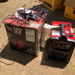Lincoln Electric 125 Amp Weld-Pak 125 HD Flux-Cored Welder with Magnum 100L Gun, Flux-Cored Wire, 115V