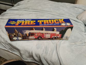 1995 Collector's Edition Aerial Tower Fire Truck From Sunoco Series 2