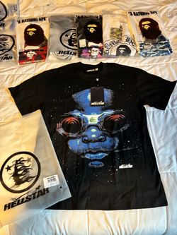 Hellstar Black Graphic T-Shirt with Tags