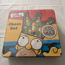 Brand New sealed Simpsons Chess Set 1998