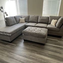 Sectional Sofa With Ottoman