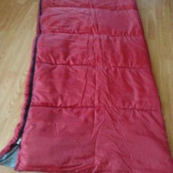 Ozark Trail 50-Degree Warm Weather Red Sleeping Bag, 33"x75".  $15 aech 