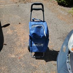 Barely Used Rolling Seahawks Cooler