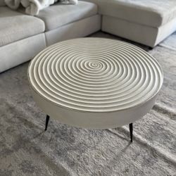 Matching Spiral Coffee Table With Side Table