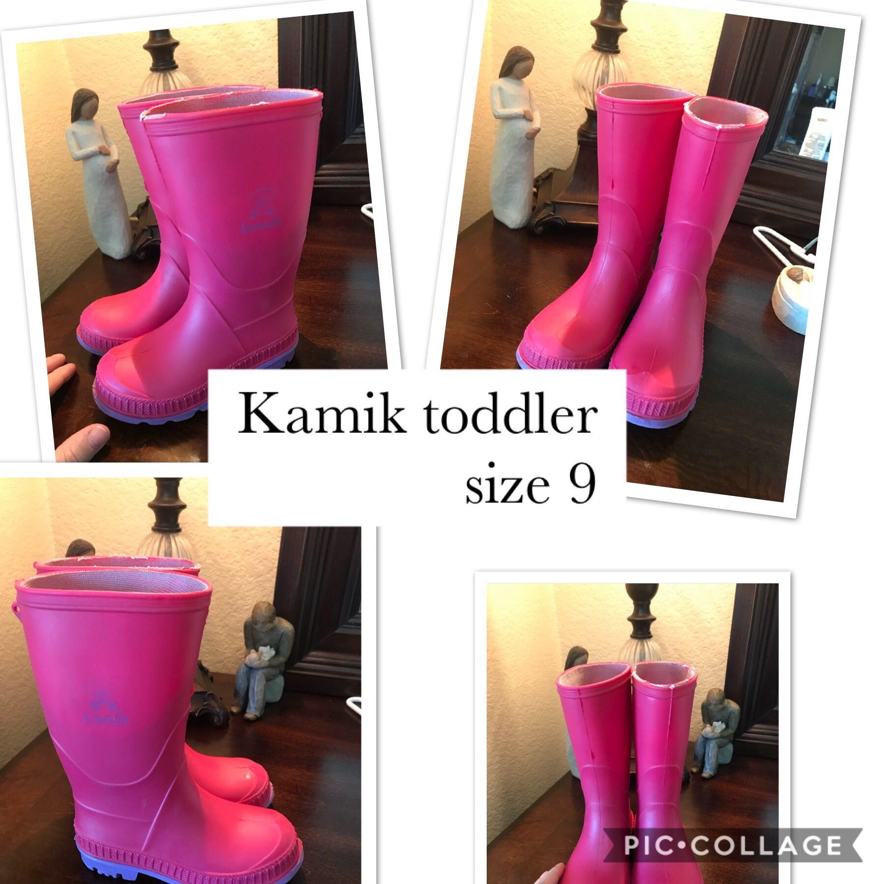 Toddler size 9 rain snow boot