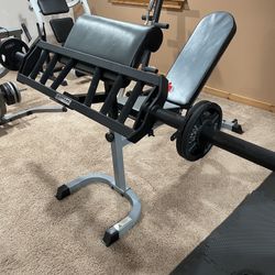 Iron Man Preacher Curl / Incline / Decline / Flat Bench - Fully Adjustable
