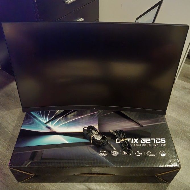 MSI G27 C5 165hz Monitor Curved 27in