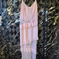 Chiffon Ruffle Maxi Dress