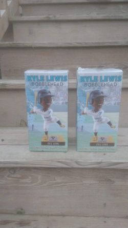 Kyle Lewis Autographed Aquasox Bobblehead