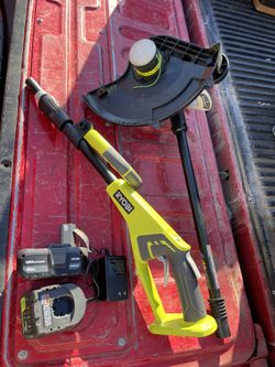 Ryobi 18v Expand It String Trimmer With Battery Charger