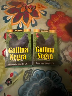 Black chicken soap