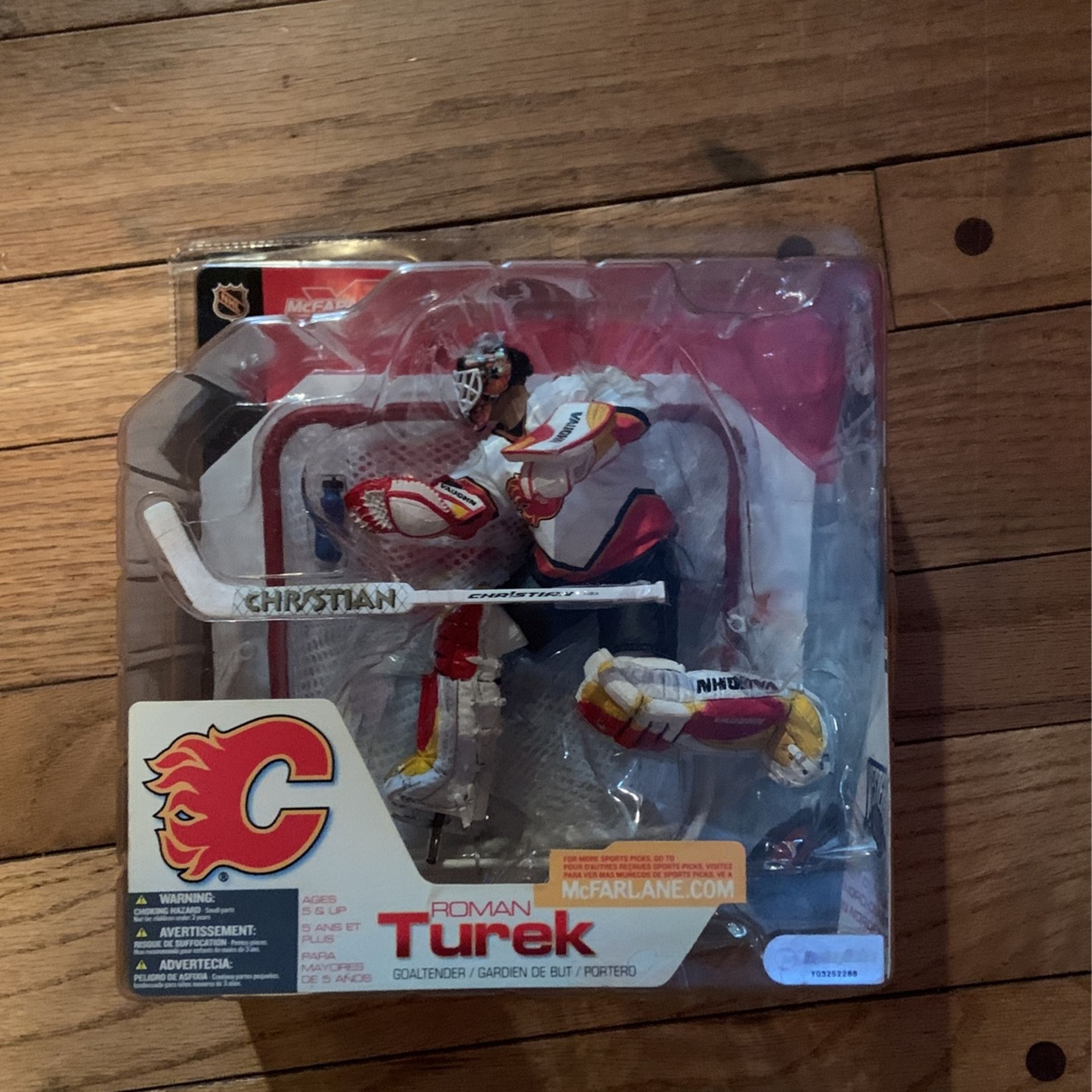 NHL Roman  Turek Calgary Flames  McFarland Toys Figure 