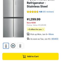Frigidaire 4 Door Fridge Like New