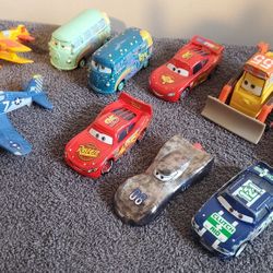 Disney Pixar cars and planes lot of 10 read description please