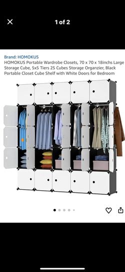 Homokus Portable Wardrobe 