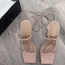 Fashion Nova Beige Heels 