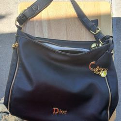Christian DIOR Tote Purse Makup Bag Combo