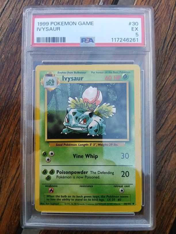 1999 Pokemon Game Ivysaur Excellent Grade