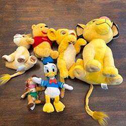 Plush Baby Lion King Timon Simba Winnie The Pooh Donald Duck Disney