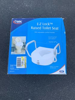 E-Z Lock Raised Toilet Seat