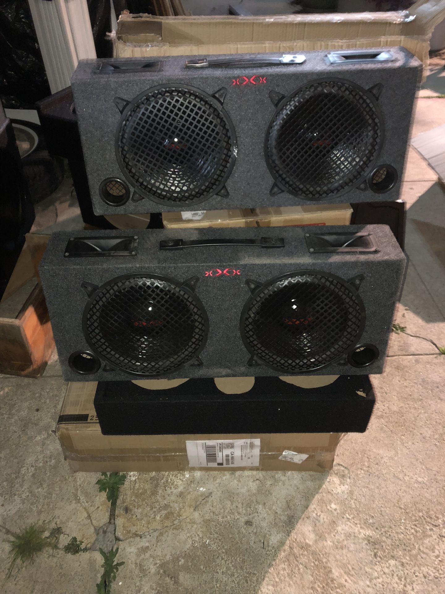 8” Speaker Enclosure  $50 each/cu