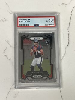 2023 Panini Prizm CJ Stroud Rookie RC PSA 10 GEM MT