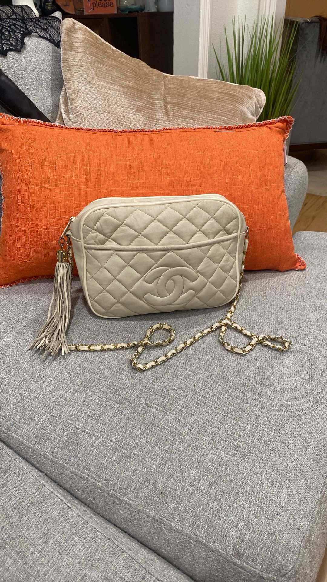 CC / CC crossbody / CC Quilted Leather bag / leather purse