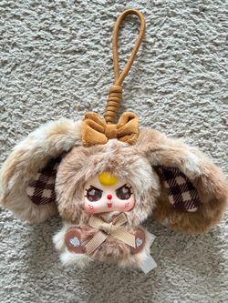 Baby Three Cure Planet Plush Keychain