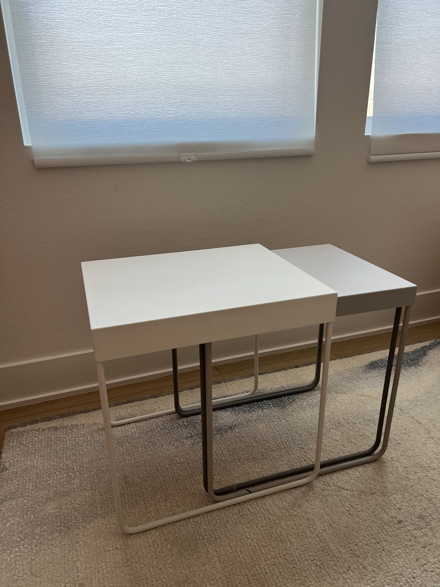Set of 3 - IKEA Granboda - Metal Nesting Tables