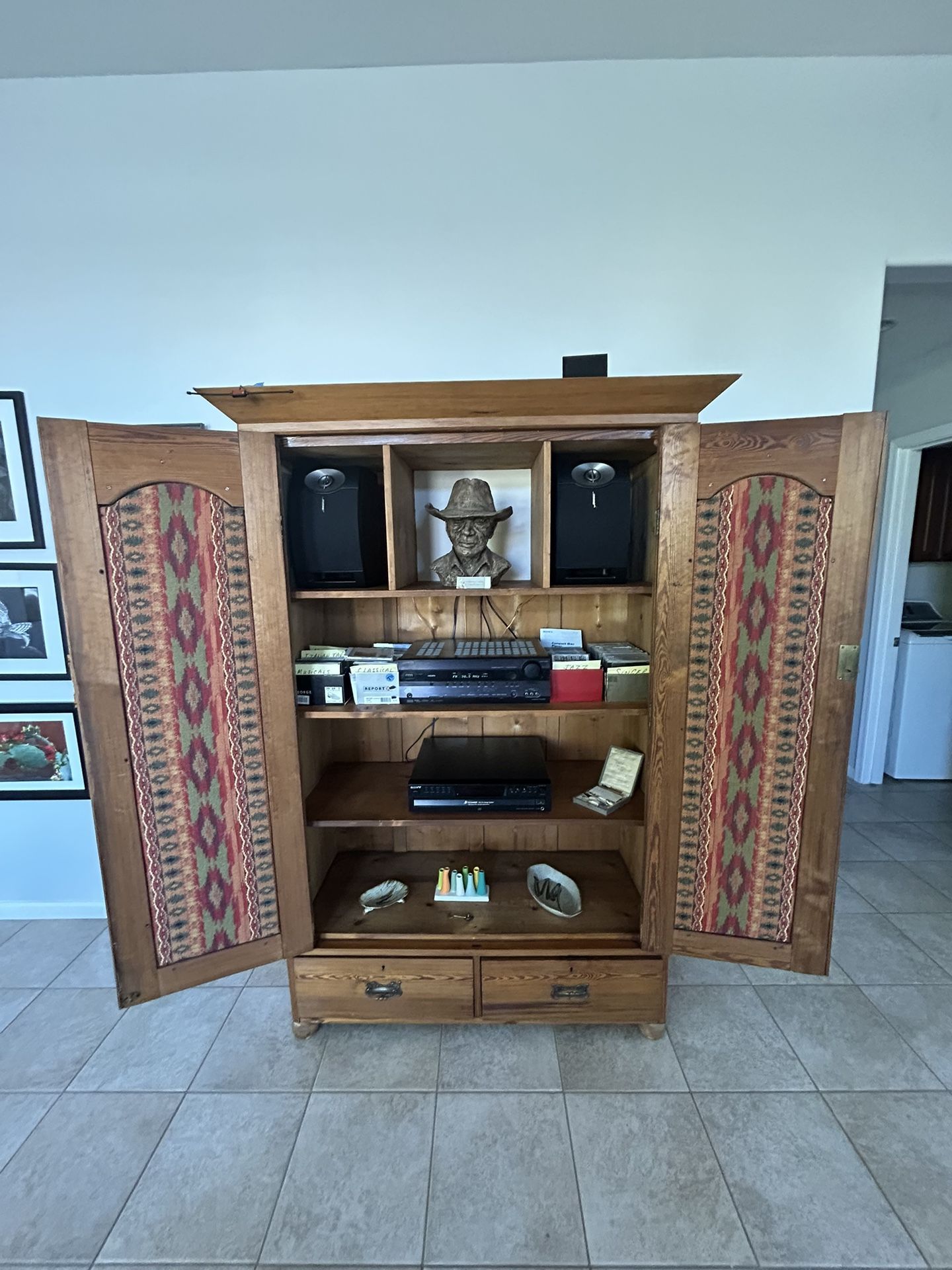 Extended Memorial Day Sale -Antique English Armoire