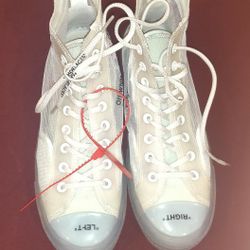 Off White Converse Vulcanized Almost Ds 