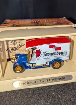 Collectible beer company matchbox truck