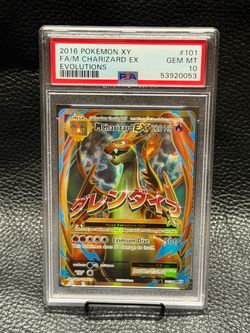 M CHARIZARD EX FA 101/108 MEGA CHARIZARD 2016 EVOLUTIONS