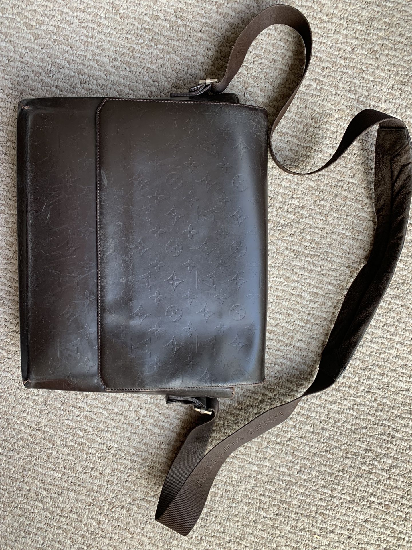 Vintage LV Mens Bag, MONOGRAM , Full Leather 
