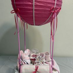 Custom Diaper Air Balloon Cake For Baby Shower, Gender Reveals, and Any Occasion