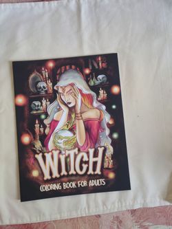 Witch coloring book