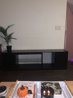Black tv stand/entertainment center