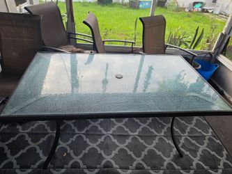Patio table