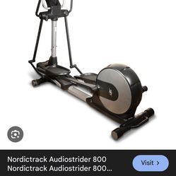 Nordic Track Elliptical Treadmill  Audiostrider800