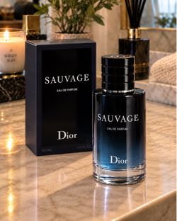 Dior Sauvage Eau de Parfum for Men | 100ml / 3.4 FL OZ | Brand New & Sealed | Original Designer Cologne | Luxury Fragrance