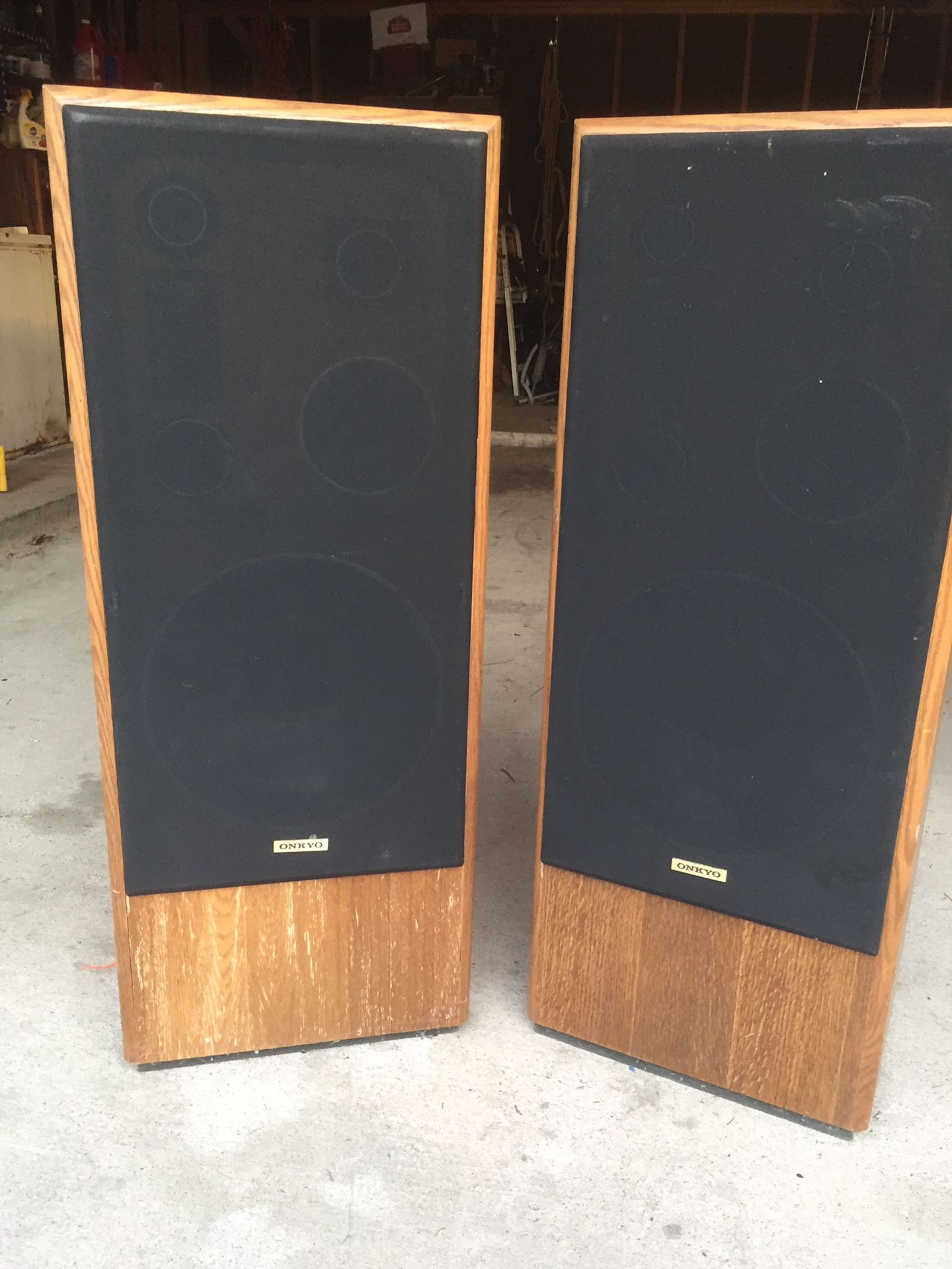 Vintage Onkyo Speakers Fusion AV S-91
