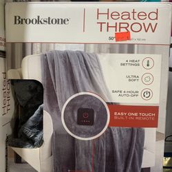 Brookstone Heated Throw (different Colors) for Sale in Los Angeles, CA -  OfferUp