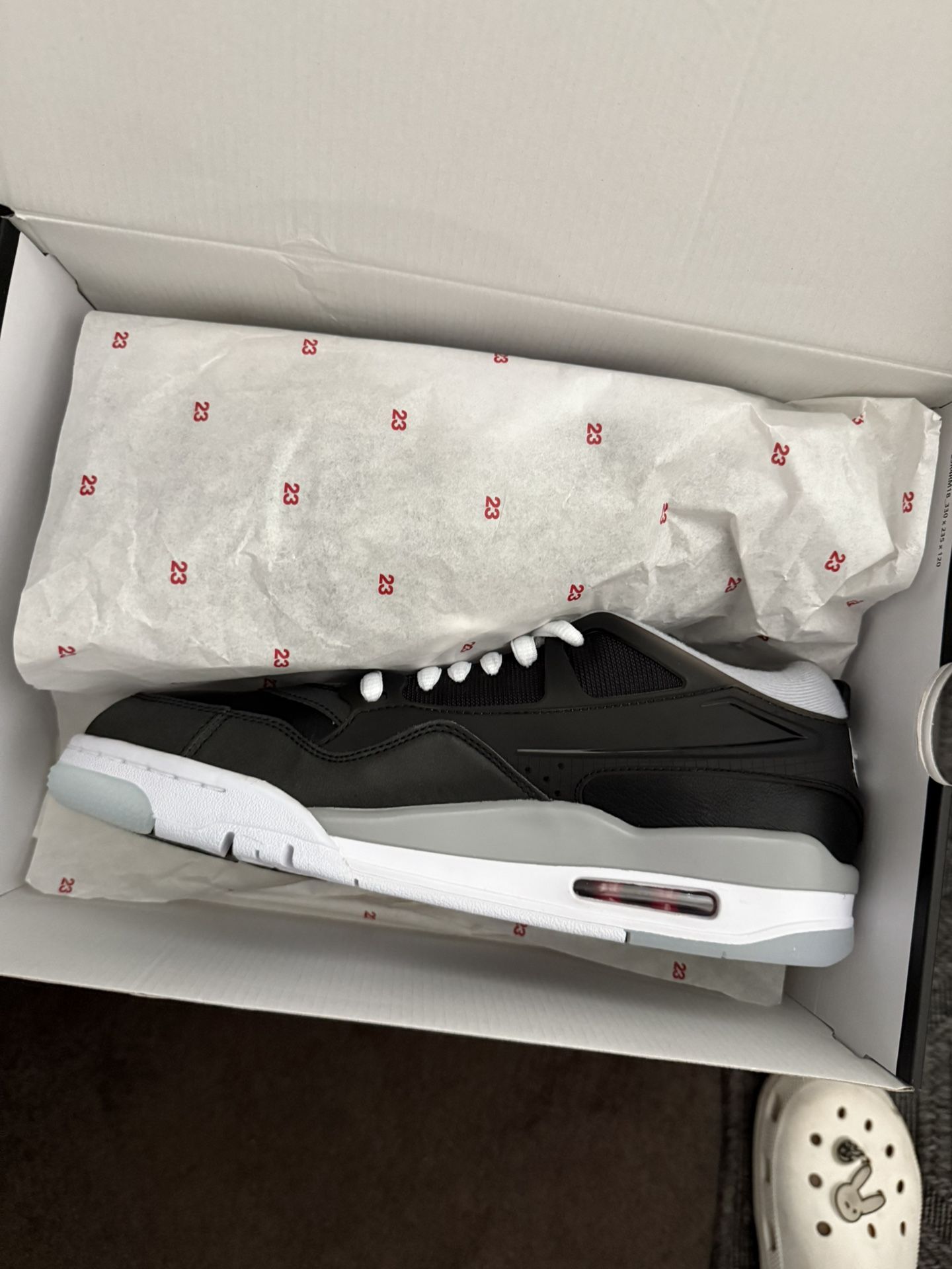 Mens Jordan 4 RM Black Metallic Size 10 Brand New