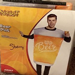 Spirit, Beer Pint Costume Never Opened 