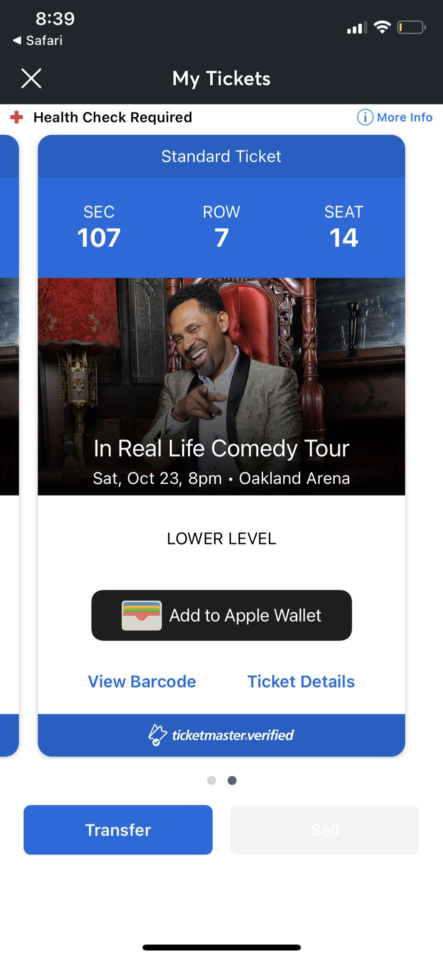 Mike Epps Tickets Good Seats Spent 240$For Sale 2 For 150$ Great Seats Lower Level 