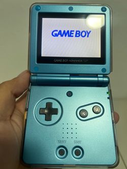 Gameboy Advance SP 101 Surf Blue RARE